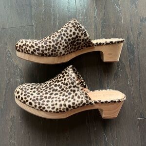 Madewell Leopard Print Clogs